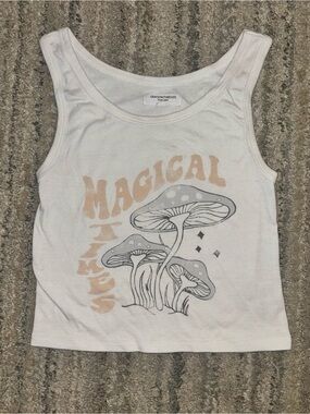 Cropped "Magical" Graphic Tank Top